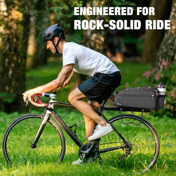 Bike Bags for Bicycle Rear Rack, 13L/20L Supportive Bike Rack Bag