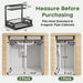 Under Sink Organizer, 2-Pack L-Shaped Metal Pull-Out Drawers for Kitchen