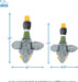 Interactive Squeaky Dog Chew Toy, Ideal Dog Toys for Chewers, Small, Medium & Large Dogs, and Fetch Lovers - Mallard Duc
