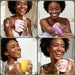 3 Pack African Net Sponge, African Exfoliating Net Bath Sponge Long Net Bath Sponge Exfoliating Shower Body Scrubber Back Scrubber Skin Smoother,Great for Daily Use (Pink,Yellow,Purple)