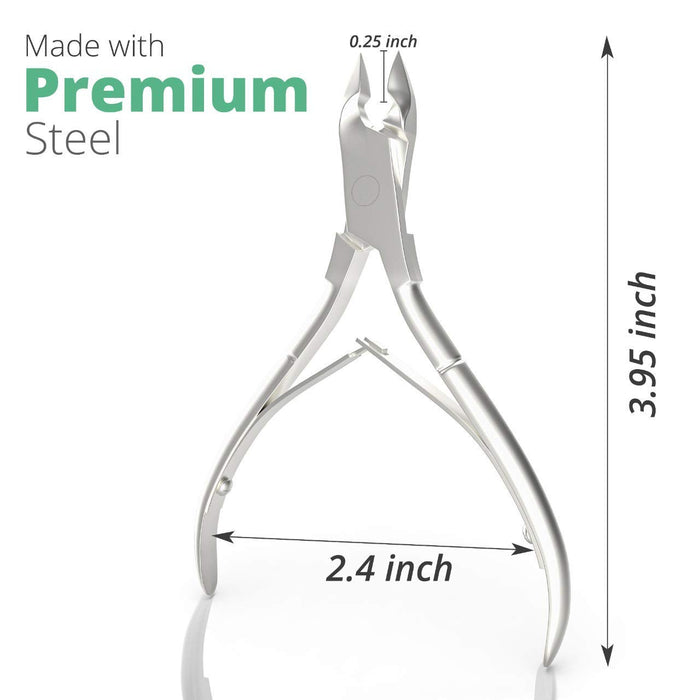 Professional Cuticle Trimmer & Nippers, Stainless Steel Nail Care Tool