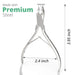 Professional Cuticle Trimmer & Nippers, Stainless Steel Nail Care Tool