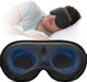 Weighted Sleep Mask for Women Men, 3D Light Blocking Eye Mask, Black