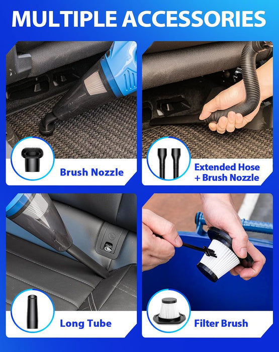 Car Detailing Kit with Foam Gun & Vacuum, 41Pcs Car Cleaning Supplies