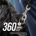 Free Range - 3/4 Inch Nylon Training Leash - for Large and Medium Dogs - Long Lead with Handle - Great for Training, Play, Camping, or Backyard (50 Ft, Orange)