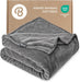Fleece Blanket Luxury Microplush (Full/Queen, Grey)