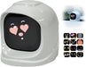 Smart Car Dashboard Robot Ornament, Car Gift (White, Vibrant Sets)