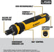 DEWALT Cordless Screwdriver, 4V USB Rechargeable Electric Screwdriver with 12 pcs Screwdriver Bit Set, LED Light, FLEXDR