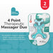2-Pack Handheld Full Body Massager, 4-Leg Pressure Point Tool for Back, Neck, and Shoulder, Includes 1 Large and 1 Small
