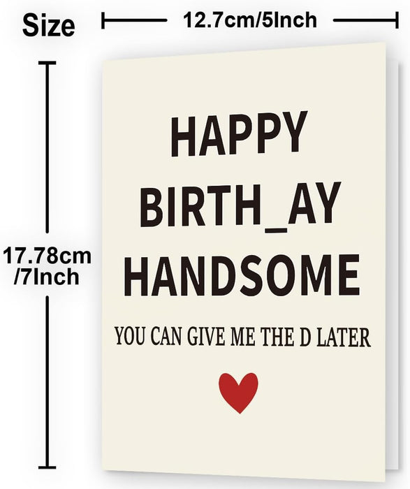 Gifts for Men Him | Funny Birthday Card & Gifts for Men Husband Boyfriend Him, Happy Bday Card