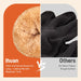 Winter Gloves for Men Women, Waterproof Warm Ski Snow Gloves Cold Weather, Thermal Touchscreen Skiing, Snowboarding, Mot
