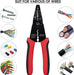 WG-015 Professional Wire Stripper, Wire Cutter and Wire Crimper 8-inch