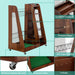 Two-Bag Wooden Golf Storage Rack