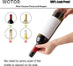 Wine Vacuum Pump with 4 Wine Stoppers, Reusable Bottle Sealer, Black
