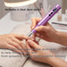 Professional Cordless Nail Drill Kit for Gel & Acrylic Nails, Electric Nail File with 5 Metal Bits, 30 Sanding Bands & D