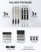 6PCS Art Mechanical Pencil Set, 0.5/0.7/0.9/2mm Point