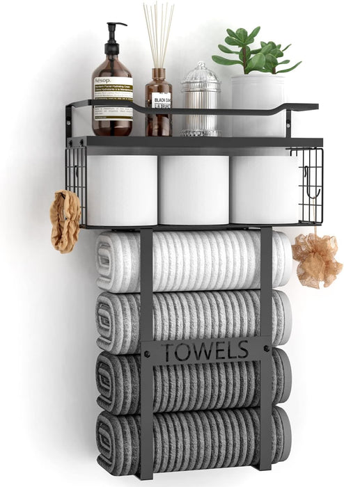 Towel Racks for Bathroom Wall Mounted Towel Storage Organize