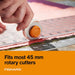 Fiskars 45mm Rotary Cutter Blade Replacements for Fabric, 5-Pack