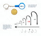 Fishing Knot Tying Tool | Protect from Fish Hooks | Tie Fishing Knots Easily | Cool Gadgets for Fishermen | Ice Fly Fishing | Fishing Accessories for Beginner Anglers | Nail Knot Tool