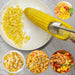 Corn Peeler,Corn on the Cob Remover,Manually Operated Corn Kernel Stripper Handle Easy to Clean Corn Stripping Shovel