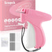 Stitch Gun for Clothes - Handheld Stitch Gun Quick Clothing Fixer - Tagging Gun - Includes 6 Needle, 1000 Black Fastener