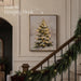 Christmas Decorations-18“ x 24" Lighted Framed Snowy Tree Canvas Wall Decor