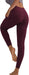 Anti-Nail Leggings for Women, Non-See-Through Yoga Pants with Phone Pockets, Tummy Control Full-Length/Capri Tights