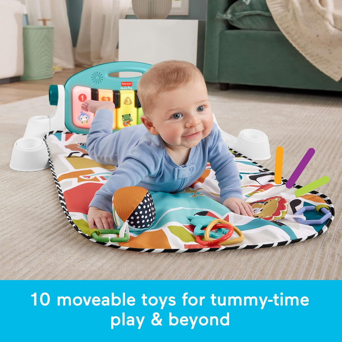 Glow and Grow Kick & Play Piano Gym, Blue