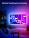 LED Lights for TV, 23ft Backlights for 75-100in TV, RGB Backlight with Music Sync Bluetooth APP and Remote Control, USB Powered LED Strip for Bedroom Home Decor