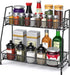 Spice Rack Organizer for Cabinet, Bathroom Organizer Countertop, Bathroom Counter Organizer, Kitchen Countertop Organize