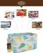 Rectangle Storage Basket Cute Canvas Organizer Bin for Pe, Dinosaur XL