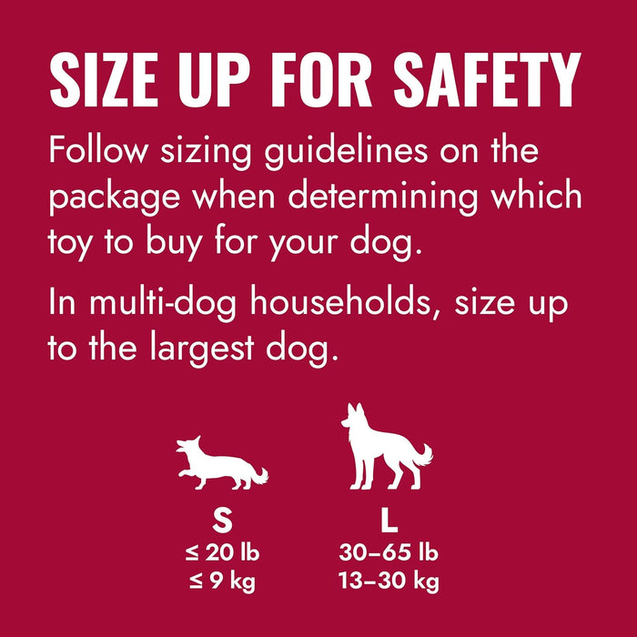 Flyer, Natural Rubber Flying Disc Fetch Toy, for Medium/Large Dogs