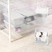 Storage Boxes, Stackable Clear Plastic Bins, 6 Quart, 12-Pack