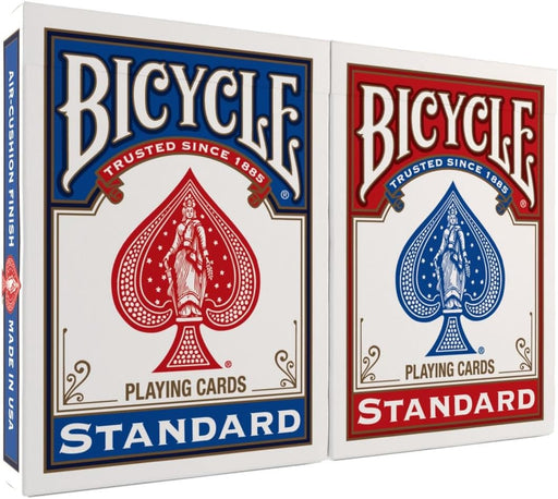 Playing Cards 2 Pack Standard Poker Size Red and Blue