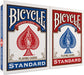 Playing Cards 2 Pack Standard Poker Size Red and Blue