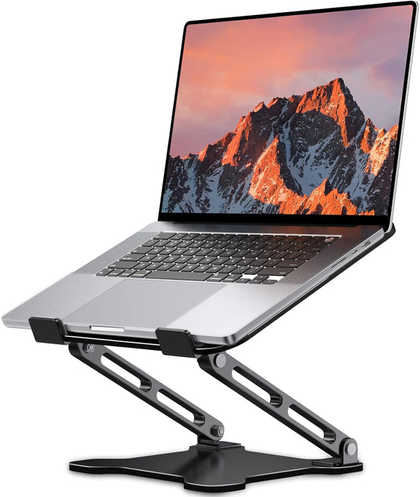 Adjustable Laptop Stand for Desk, Portable Airflow Laptop Riser Holder
