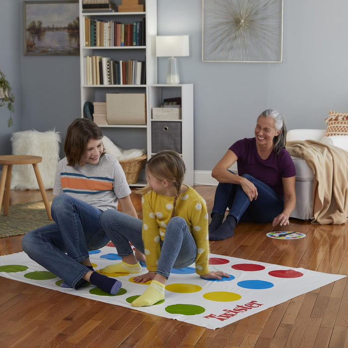 Hasbro Twister Party Classic Board Game for 2 or More Players,Indoor and Outdoor Game for Kids 6 and Up,Packaging May Va