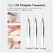 Pimple Popper Tool, Blackhead Remover Acne and Zit Comedone Extractor Kit