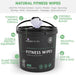 Yoga Mat Cleaner Wipes, EWG Verified, 400 Ct Plant-Based Lemongrass, Eucalyptus & Vinegar Wipes for Gym & Fitness Equipm