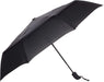 Round Travel Umbrella with Auto Open/Close Button, Wind-Proof Compact Design, Wind Vent, Strong Alloy Steel Frame, Soft-