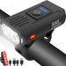 Bike Light, High Lumens Super Bright Bicycle Lite, 6+4 Modes USB Rechargeable Bike Headlight & Taillight Set, Waterproof