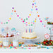 5 Pieces Dot Garland Banner Hanging, Rainbow