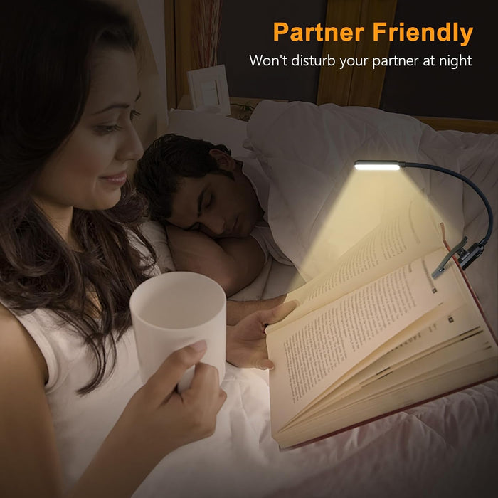 9 LED Rechargeable Book Light for Reading in Bed