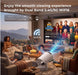 Mini Projector with WiFi 6 Bluetooth 5.4，180° Rotatable Video Projector