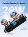 Bluetooth Speaker, 20W HD Sound, Portable Wireless, IPX5 Waterproof, Up to 24H Playtime, TWS Pairing, for Home/Party/Out
