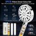 Filtered Shower Head with Handheld（3 Filters）Water Softener for Hard Water