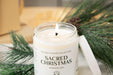 Sacred Christmas Candle, 7 oz, Soy Coconut Wax Blend