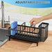Sponge Holder for Kitchen Sink, Sink Organizer with Brush Holder