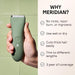 The Trimmer Original | Body Hair Trimmer for Men & Women | Sage