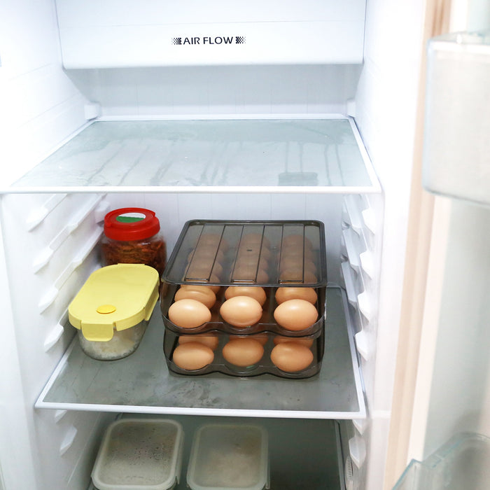 Double-Layer Rolling Egg Organizer